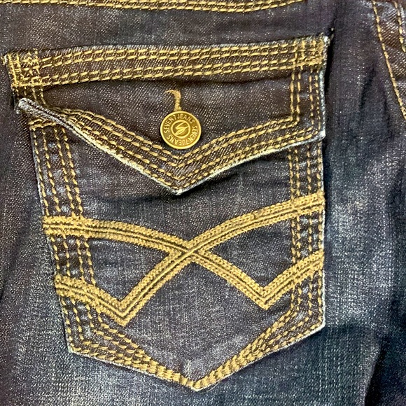 NWOT Seven 7 Straight 30x30 Bold Heavy Stitch Flap Pocket - Picture 6 of 16